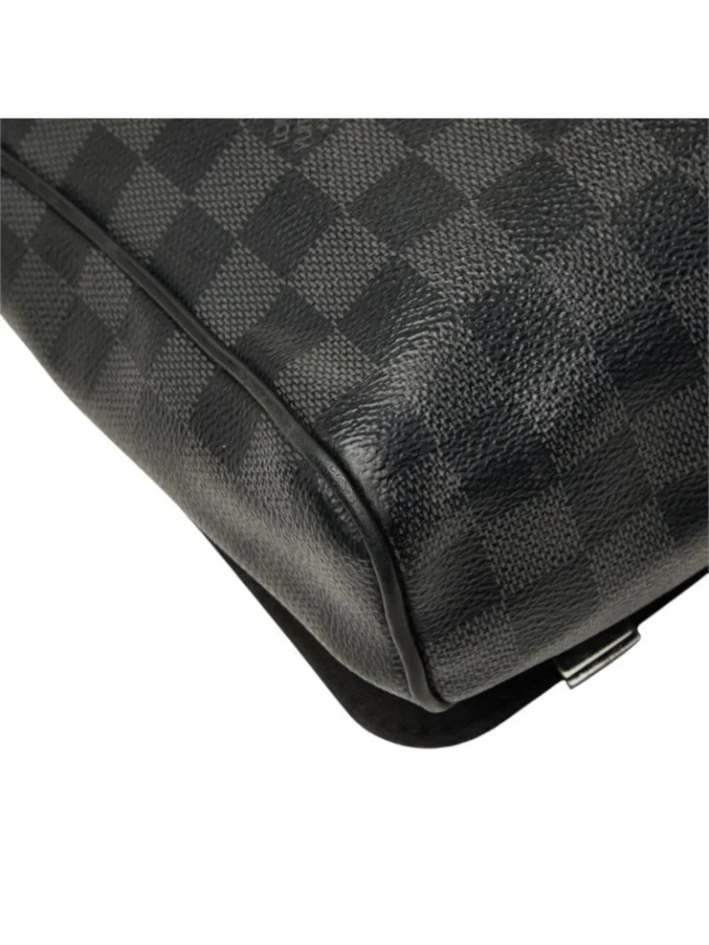 Louis Vuitton Damier Graphite District PM NM Crossbody Shoulder Bag Black